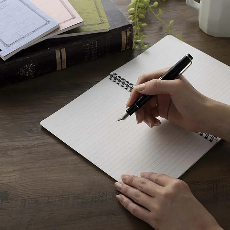 Apica | Cuaderno CD Twin Ring A6 Olive (Kanran)