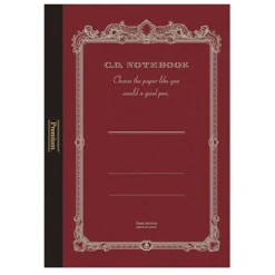 Apica | Cuaderno Premium A5 Silky Red (Cuadros)