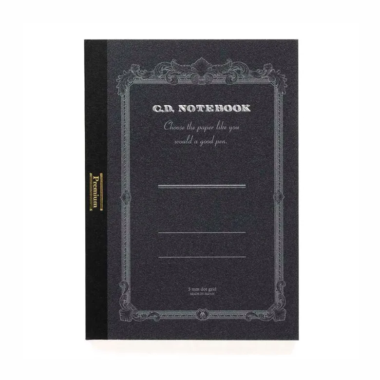 Apica | Cuaderno Premium A6 Silky Black (Puntos)