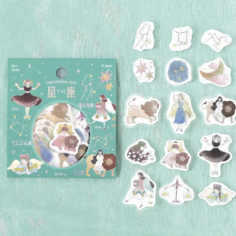 BGM | Pegatinas Constellation Girls Leo Virgo Libra