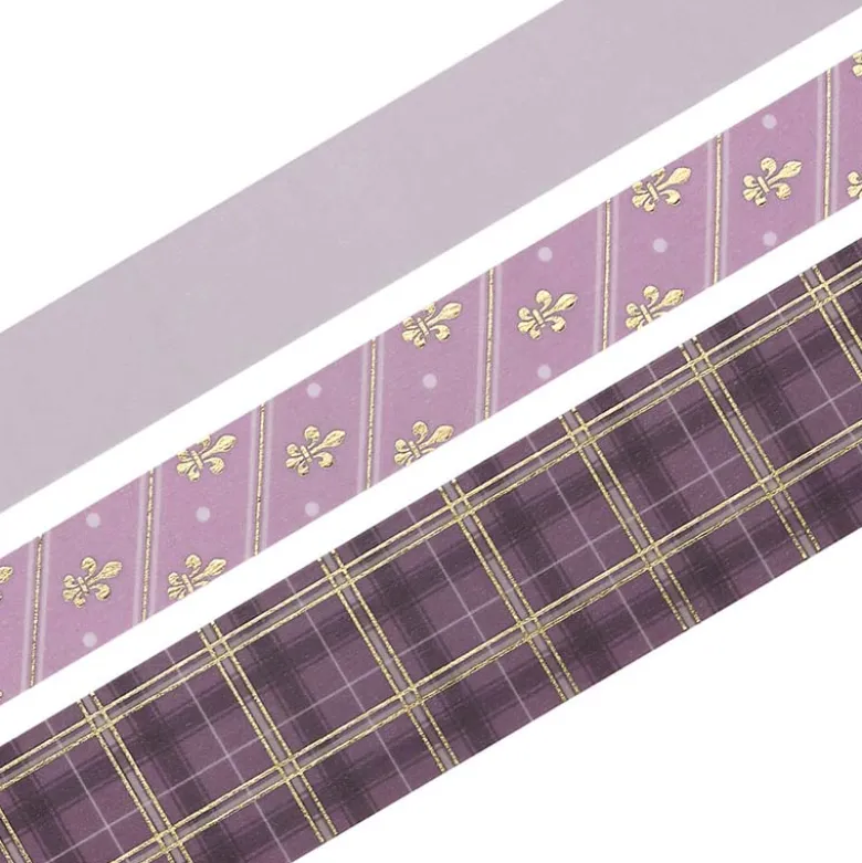 BGM | Set de Washi Tapes School Colors Mauve Pink