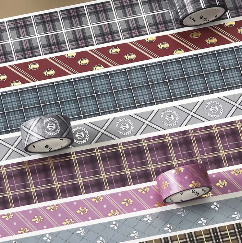 BGM | Set de Washi Tapes School Colors Mauve Pink