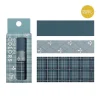 BGM | Set de Washi Tapes School Colors Smoke Blue