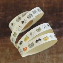 Classiky | Pegatinas en Rollo Toranekobonbon Cat 18mm