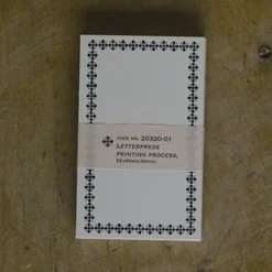 Classiky | Tarjetones Letterpress Brown