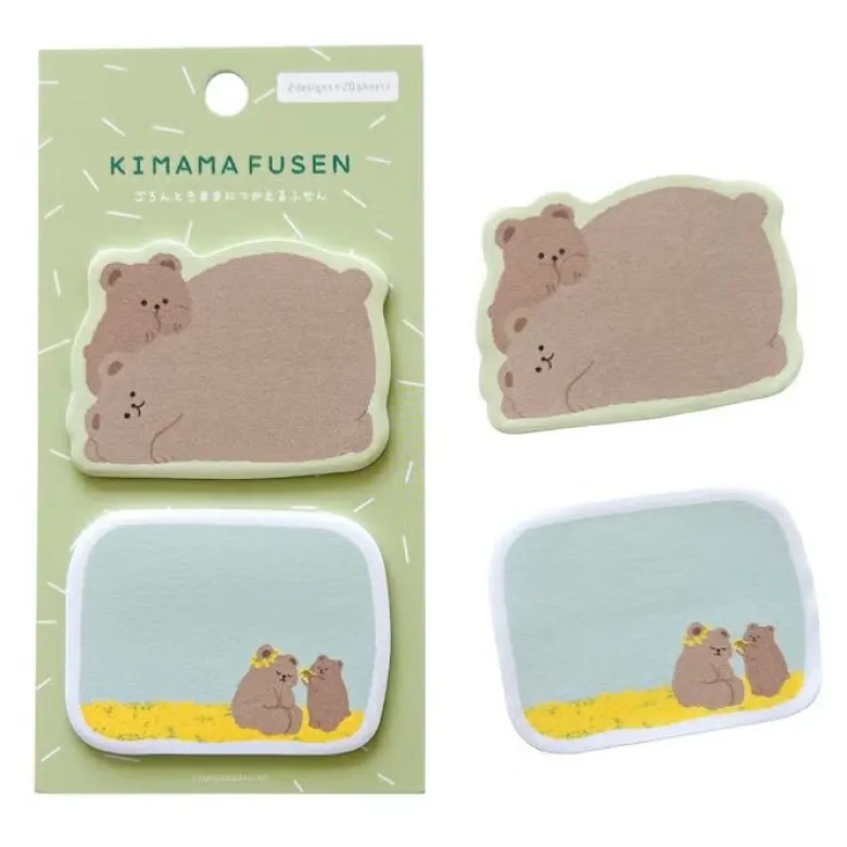 Furukawashiko | Notas Adhesivas Kimama Fusen Rolling Bear