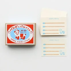 Furukawashiko | Tarjetones en Cajita Matchbox Panda's Bakery