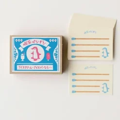 Furukawashiko | Tarjetones en Cajita Matchbox Penguin Cafe