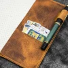 Galen Leather | Funda Leather Slim Hobonichi Weeks Planner Cover Crazy Horse Brown