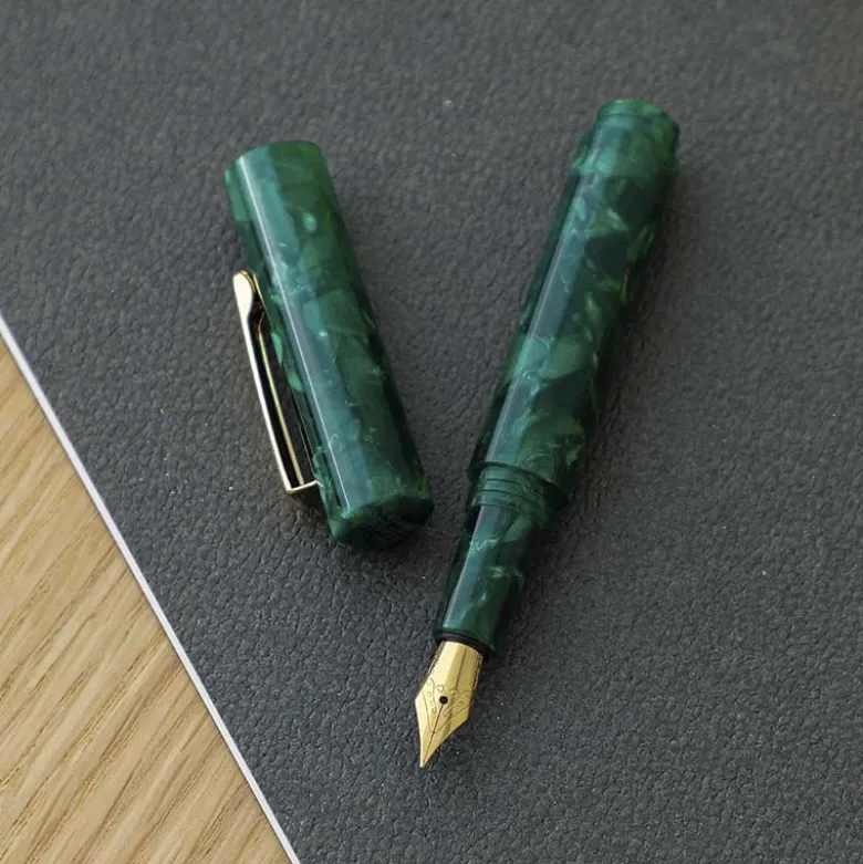 Hightide | Pluma Estilográfica Marbled Attaché Green (F)
