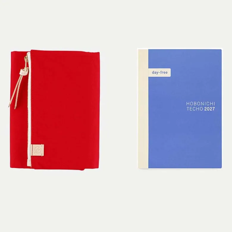 Hobonichi | Agenda Hobonichi Cousin A5 Tragen Red 2027