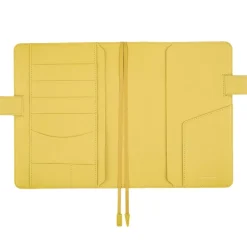 Hobonichi | Agenda Hobonichi Cousin A5 Leather: Brilliant Yellow 2027