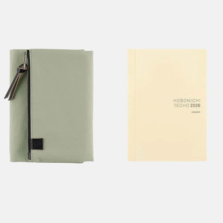 Hobonichi | Agenda Hobonichi Cousin A5 Tragen: Oakmoss 2026