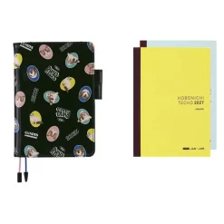 Hobonichi | Agenda Hobonichi Cousin A5 Candy Stripper: Random Dog & Cat (Black) 2027