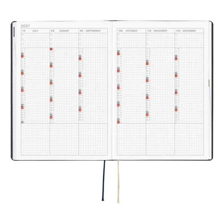 Hobonichi | Agenda Hobonichi HON A5 Slash Navy 2027