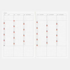 Hobonichi | Agenda Hobonichi HON A5 Slash Navy 2027
