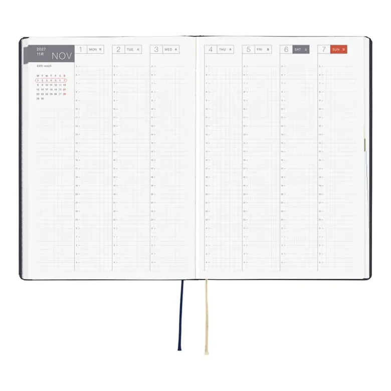 Hobonichi | Agenda Hobonichi HON A5 Slash Navy 2027