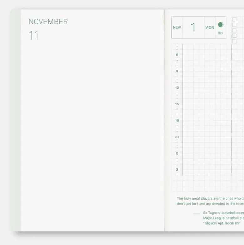 Hobonichi | Agenda Hobonichi HON A6 Bow & Tie: Sheep Sheep Sheep 2027