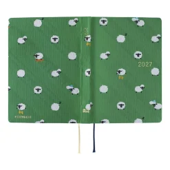 Hobonichi | Agenda Hobonichi HON A6 Bow & Tie: Sheep Sheep Sheep 2027