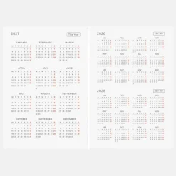 Hobonichi | Agenda Hobonichi HON A6 Yumi Kitagishi: White Cat and Rabbit’s Tea Room 2027