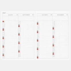 Hobonichi | Agenda Hobonichi Techo A6 Original (Inglés) 2027