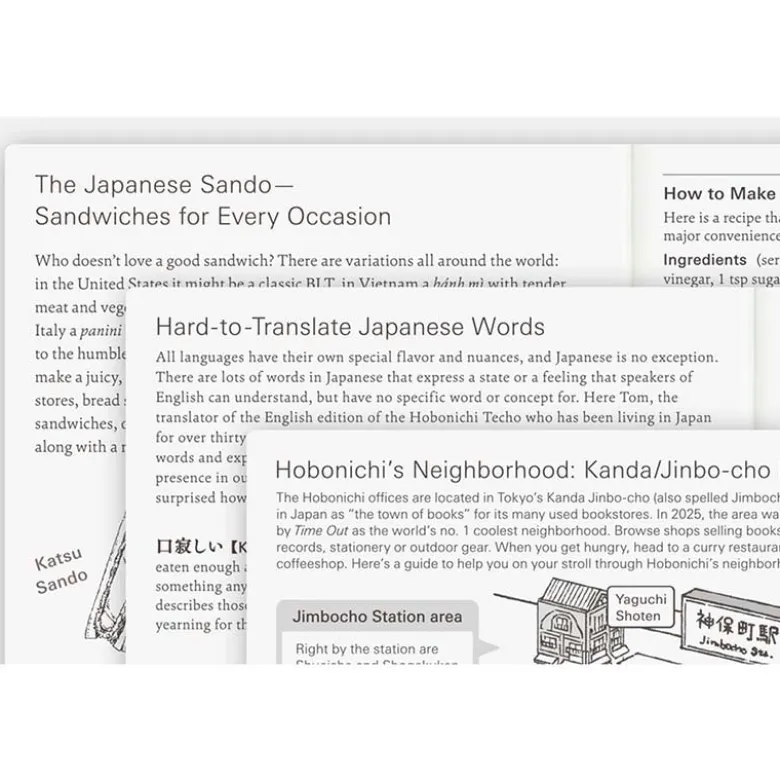 Hobonichi | Agenda Hobonichi Techo A6 Planner (Inglés) 2027