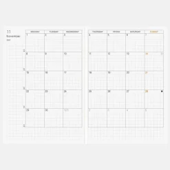 Hobonichi | Agenda Hobonichi Techo A6 Planner (Inglés) 2027