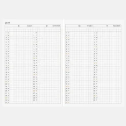 Hobonichi | Agenda Hobonichi Techo A6 Planner (Inglés) 2027