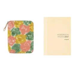 Hobonichi | Agenda Hobonichi Techo A6 Mina Perhonen: glass flower (Pink Mix) 2027