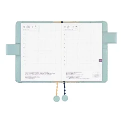Hobonichi | Agenda Hobonichi Techo A6 mina perhonen: felice (Blue) 2027