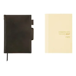 Hobonichi | Agenda Hobonichi Techo A6 Arts&Science: Wax Coating Kip 2027