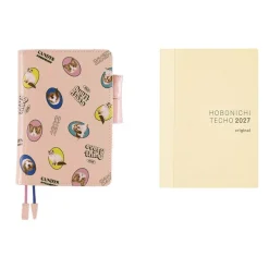 Hobonichi | Agenda Hobonichi Techo A6 Candy Stripper: Random Dog & Cat (Pink) 2027