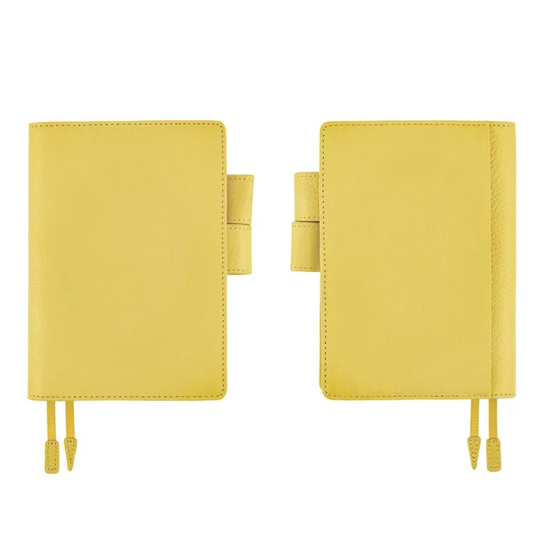 Hobonichi | Agenda Hobonichi Techo A6 Leather: Brilliant Yellow 2027