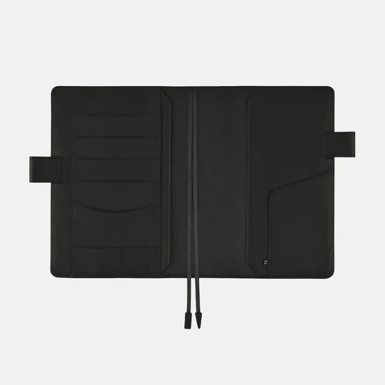 Hobonichi | Agenda Hobonichi Techo A6 Leather: TS Basic Black 2027