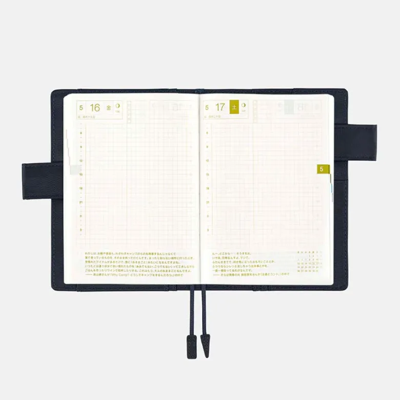 Hobonichi | Agenda Hobonichi Techo A6 Colors Navy 2027