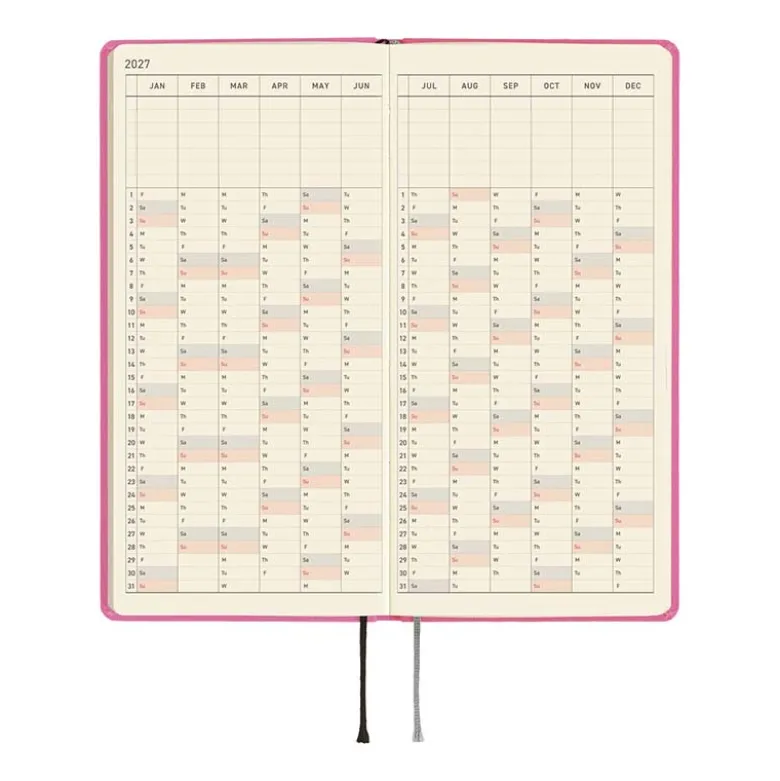 Hobonichi | Agenda Hobonichi Weeks Colors: Pink Sapphire 2027