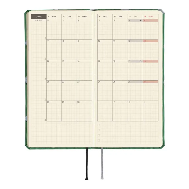 Hobonichi | Agenda Hobonichi Weeks MEGA Bow & Tie: Sheep Sheep Sheep 2027
