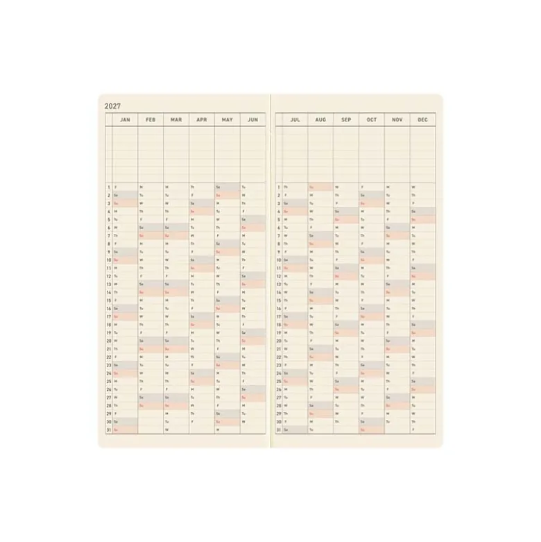 Hobonichi | Agenda Hobonichi Weeks MEGA Bow & Tie: Sheep Sheep Sheep 2027