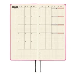 Hobonichi | Agenda Hobonichi Weeks MEGA Colors: Pink Sapphire 2027