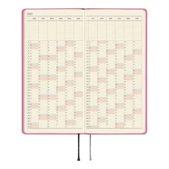 Hobonichi | Agenda Hobonichi Weeks MEGA Colors: Pink Sapphire 2027