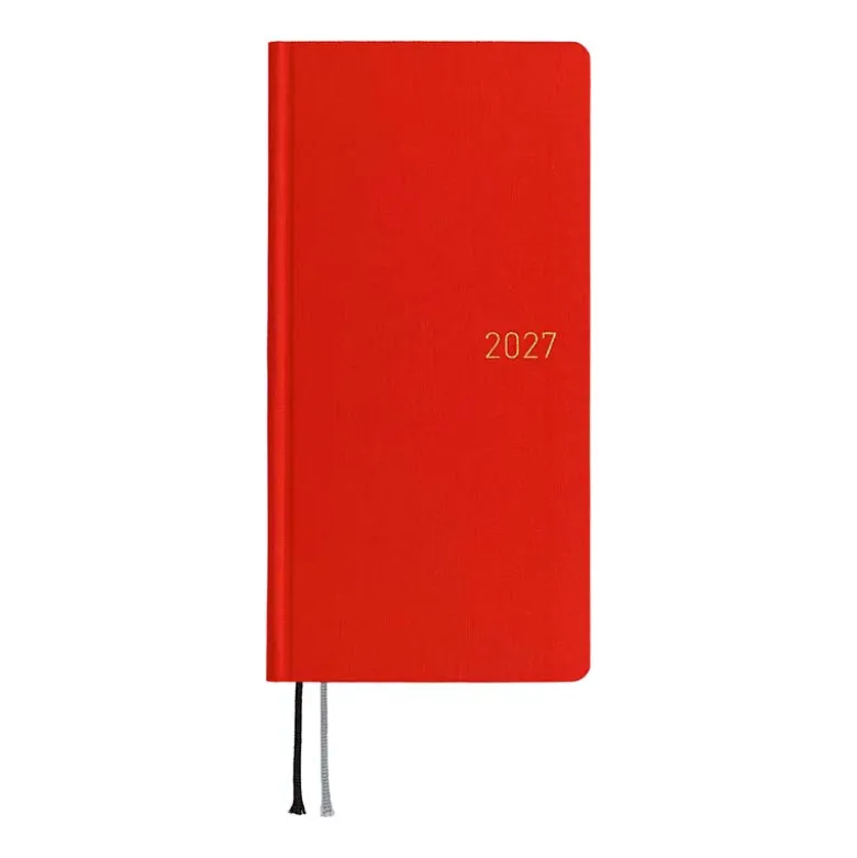 Hobonichi | Agenda Hobonichi Weeks MEGA Colors: Poppy Red 2027