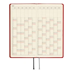 Hobonichi | Agenda Hobonichi Weeks MEGA Colors: Poppy Red 2027