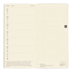 Hobonichi | Agenda Hobonichi Weeks MEGA Sneaker: Mandarin Orange 2027