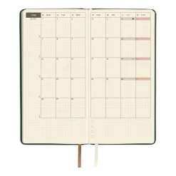 Hobonichi | Agenda Hobonichi Weeks Leather: Forest Green 2027