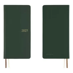 Hobonichi | Agenda Hobonichi Weeks Leather: Forest Green 2027