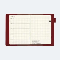 Hobonichi | Funda 5 Years A5 Leather Cover (Red)