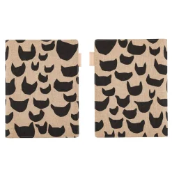 Hobonichi | Funda 5 Years A5 Mina Perhonen: Anone-Anone (Black)