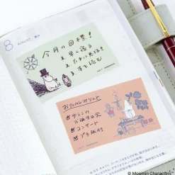 Hobonichi | Notas Adhesivas en Rollo Moomin: Moomin Family’s Island Life