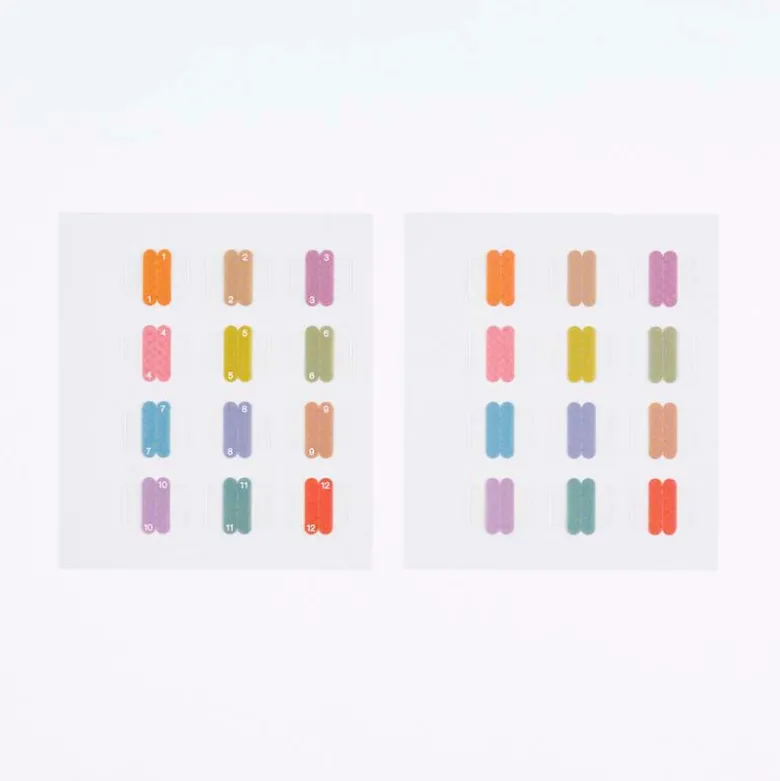 Hobonichi | Pegatinas Marcapáginas Index TSUKI no IRO