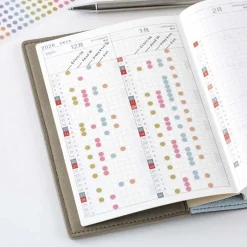 Hobonichi | Pegatinas TSUKI no IRO: Transparent Dot Stickers (3.5mm)